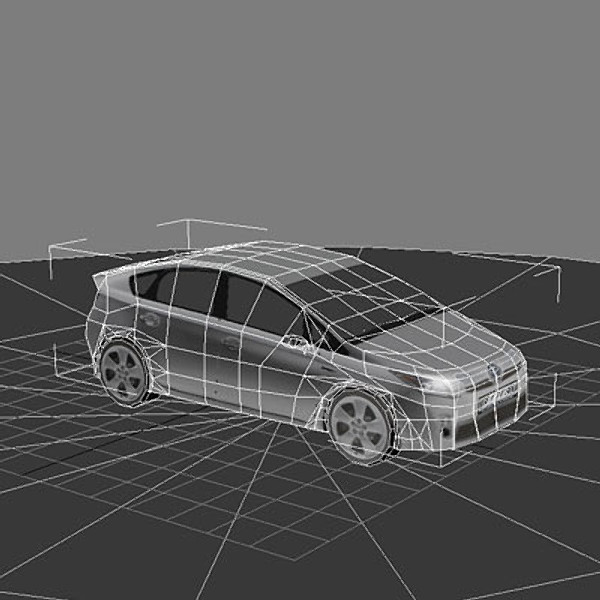 3d model toyota prius - Toyota Prius by arch9