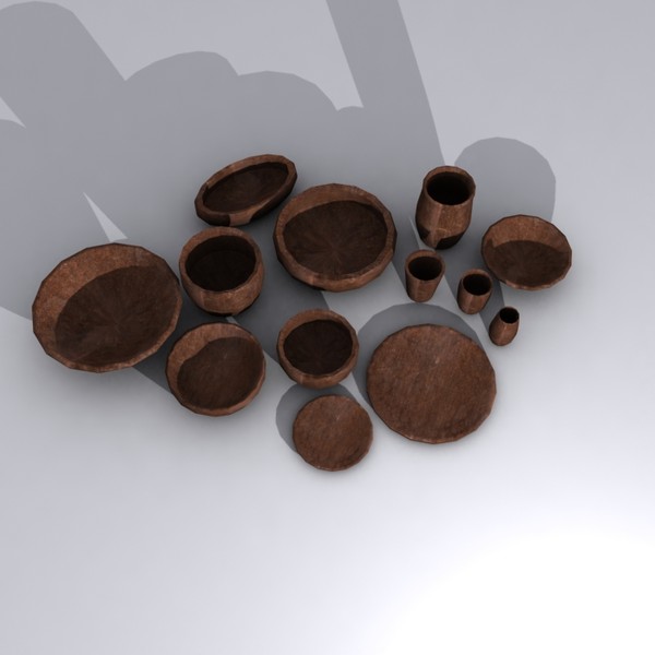 table set pack 3d max - Low Poly Table Set Model Pack by Game Model Creations