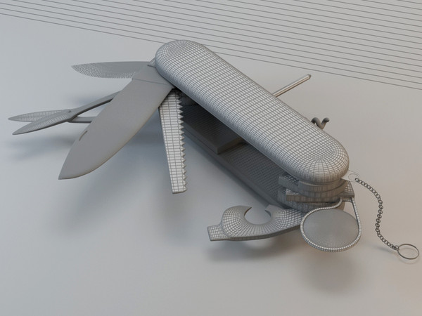 3d model swiss army knife - Swiss Army Knife by FOURTH WAY