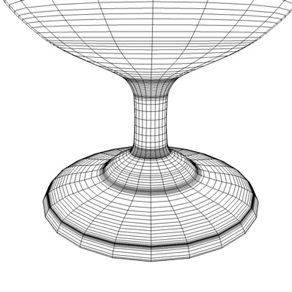 cognac glass liquid 3d model - Cognac Glass by Whong
