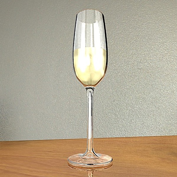 3d model champagne glass - Champagne Glass by Whong