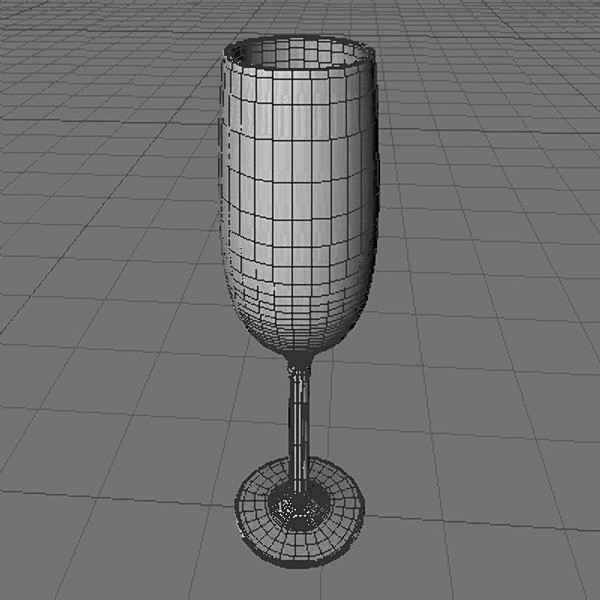 3d model champagne glass - Champagne Glass by Whong