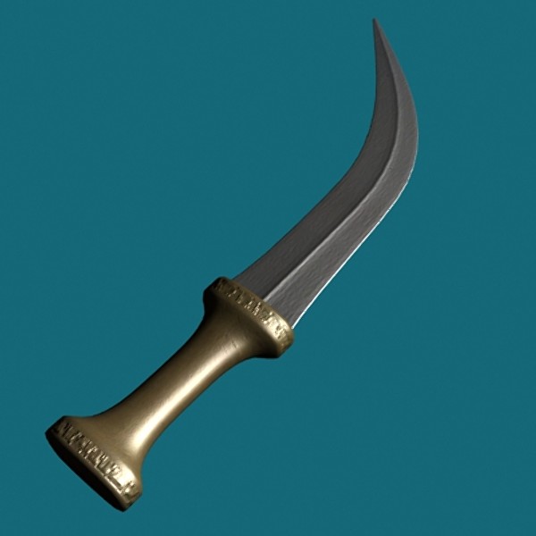 khanjar 3d 3ds - Khanjar by mostlysquare