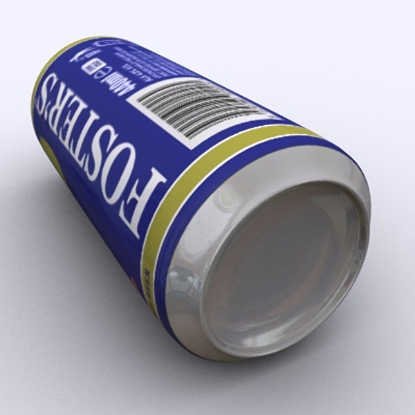 fosters beer - 3d model - Beer Can - Fosters by PixelKiwi