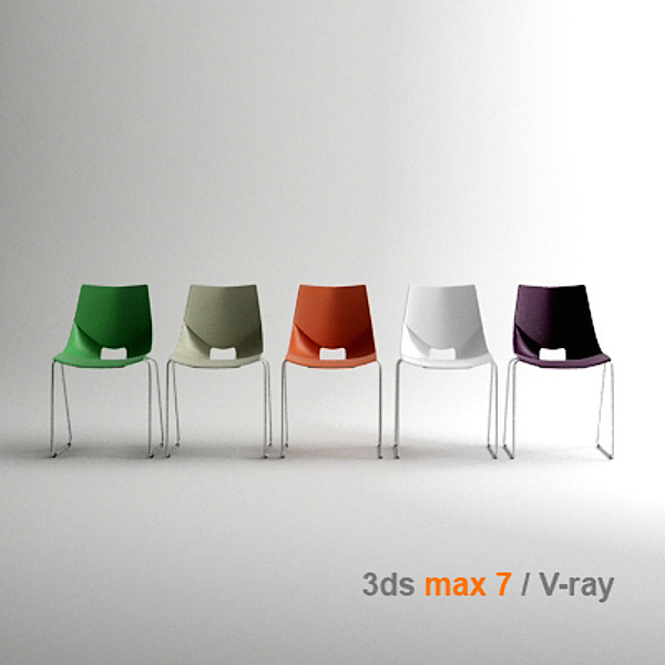 3ds max modern stacking chair mobexpert - mobexpert sirio stacking chair by lajhar