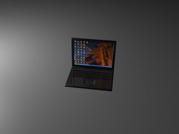 3d model laptop scene - Laptop by Sephar3D