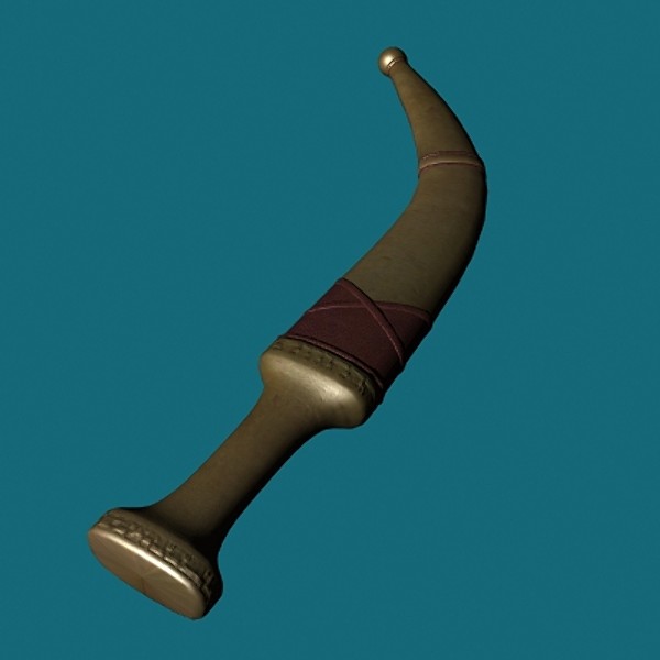 khanjar 3d 3ds - Khanjar by mostlysquare