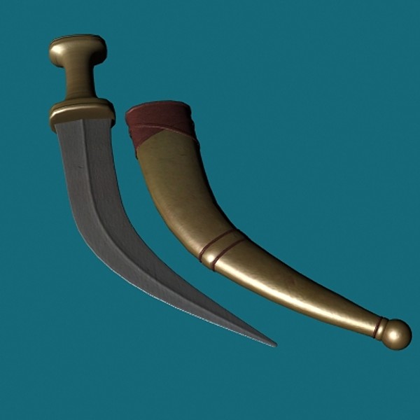 khanjar 3d 3ds - Khanjar by mostlysquare