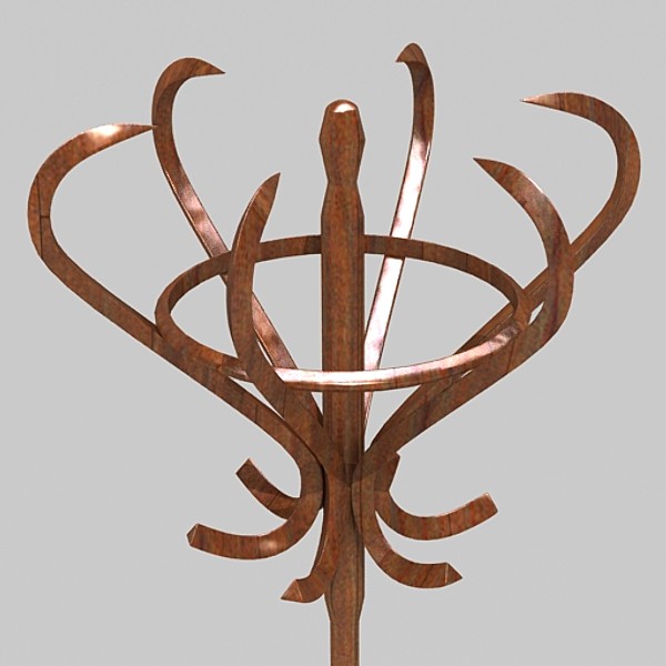 3d model coat rack - Hanger by fabelar