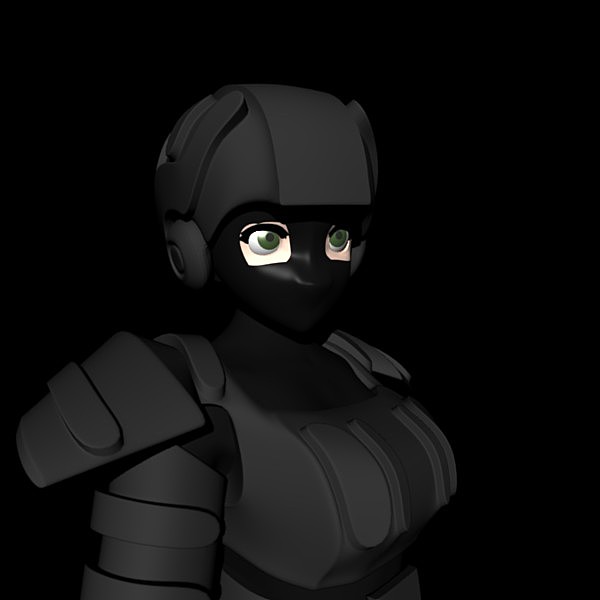 3d model high-poly female concept - High-Poly Female Spec-Op Concept by ChrisStolze