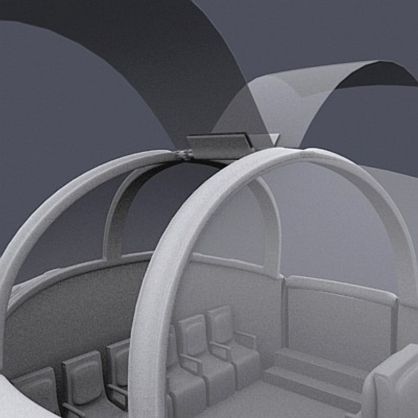 3d model futuristic concept beetle bus car - Concept Car by shank3d