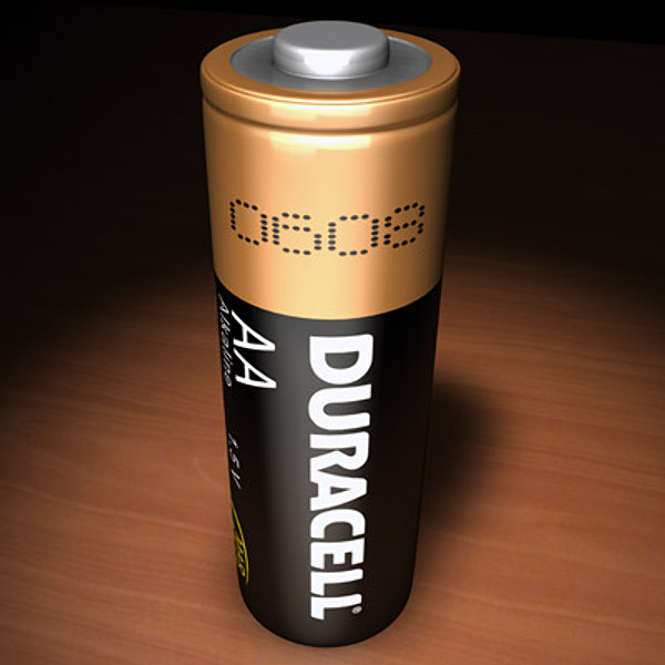 3d battery duracell - Battery DURACELL by NesAn Studio