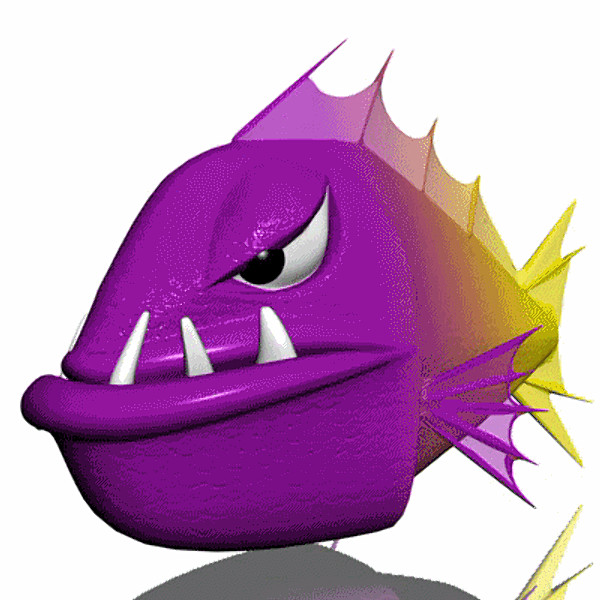 angry piranha 3ds - Angry piranha 3D... by supercigale