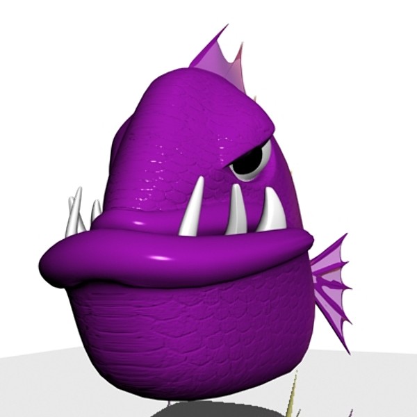 angry piranha 3ds - Angry piranha 3D... by supercigale