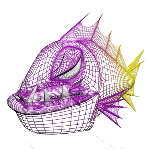 angry piranha 3ds - Angry piranha 3D... by supercigale