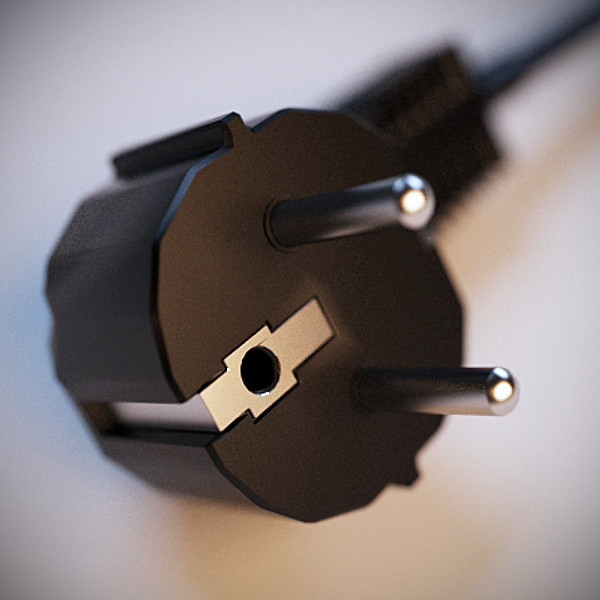 electric plug 3d max - Electric plug MAX.rar by Stubborn3D