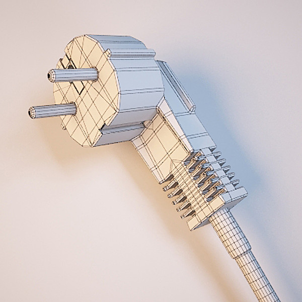 electric plug 3d max - Electric plug MAX.rar by Stubborn3D