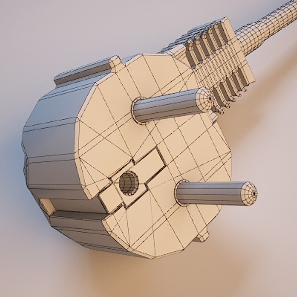 electric plug 3d max - Electric plug MAX.rar by Stubborn3D