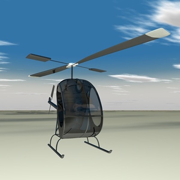 radio controlled helicopter c4d - Radio Controlled Helicopter by desigm
