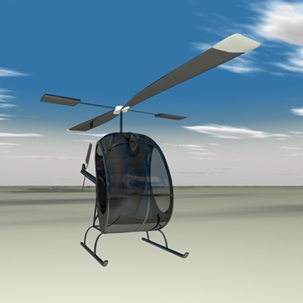 radio controlled helicopter c4d - Radio Controlled Helicopter by desigm
