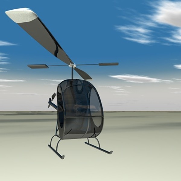 radio controlled helicopter c4d - Radio Controlled Helicopter by desigm