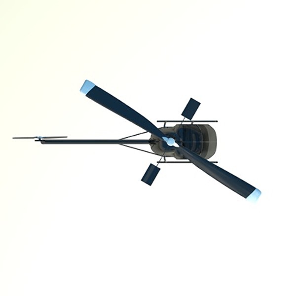 radio controlled helicopter c4d - Radio Controlled Helicopter by desigm