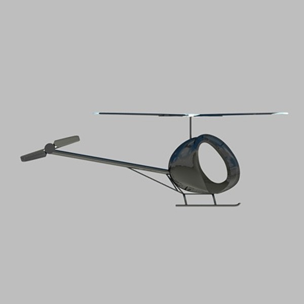 radio controlled helicopter c4d - Radio Controlled Helicopter by desigm