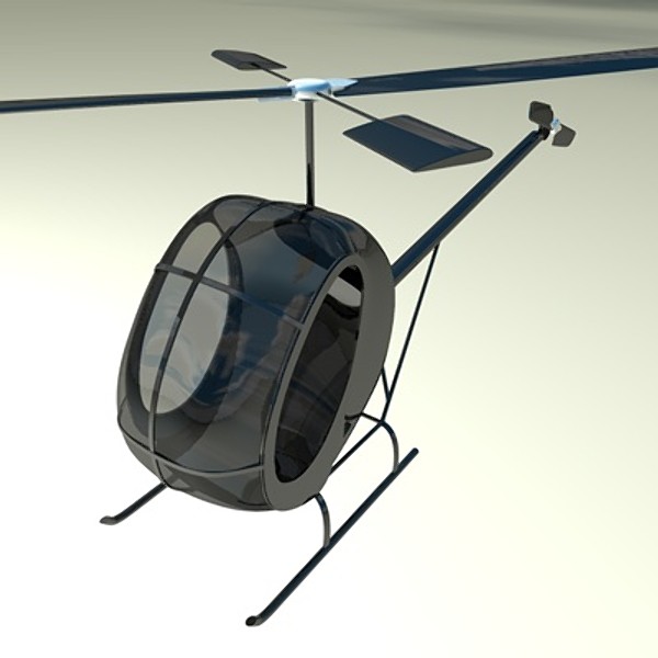 radio controlled helicopter c4d - Radio Controlled Helicopter by desigm