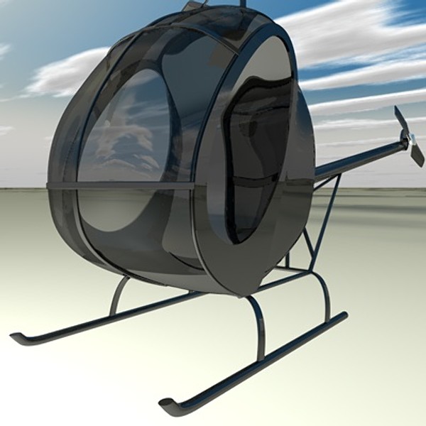 radio controlled helicopter c4d - Radio Controlled Helicopter by desigm