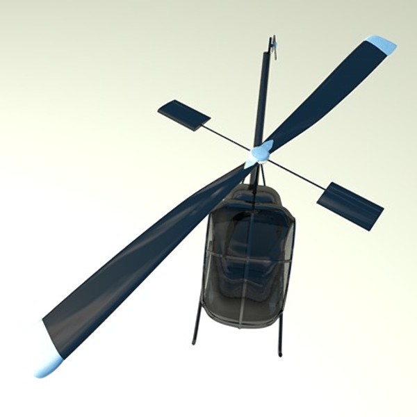 radio controlled helicopter c4d - Radio Controlled Helicopter by desigm