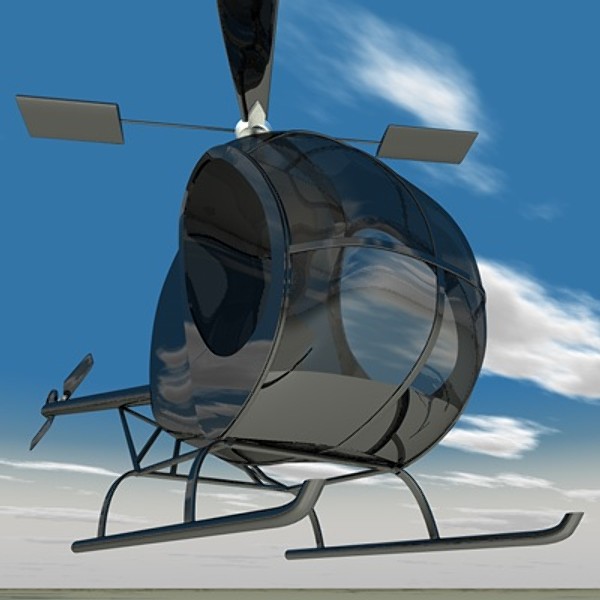 radio controlled helicopter c4d - Radio Controlled Helicopter by desigm