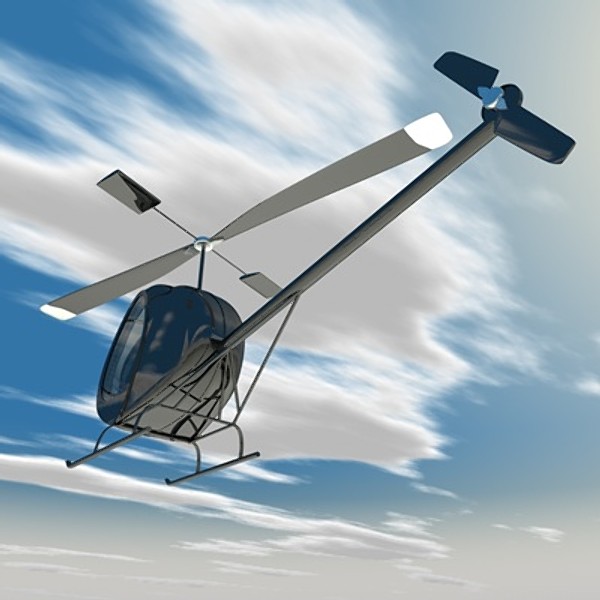 radio controlled helicopter c4d - Radio Controlled Helicopter by desigm