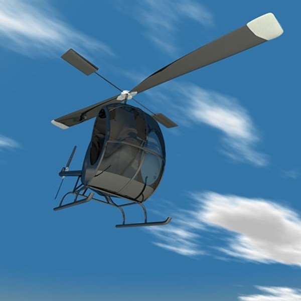 radio controlled helicopter c4d - Radio Controlled Helicopter by desigm