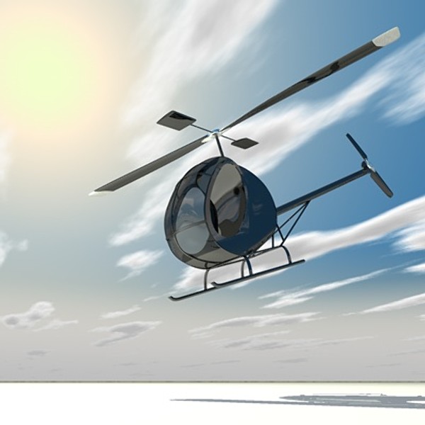 radio controlled helicopter c4d - Radio Controlled Helicopter by desigm