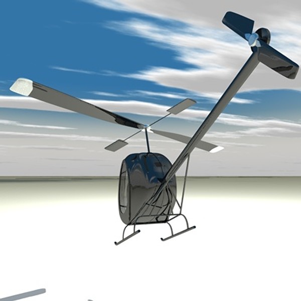radio controlled helicopter c4d - Radio Controlled Helicopter by desigm