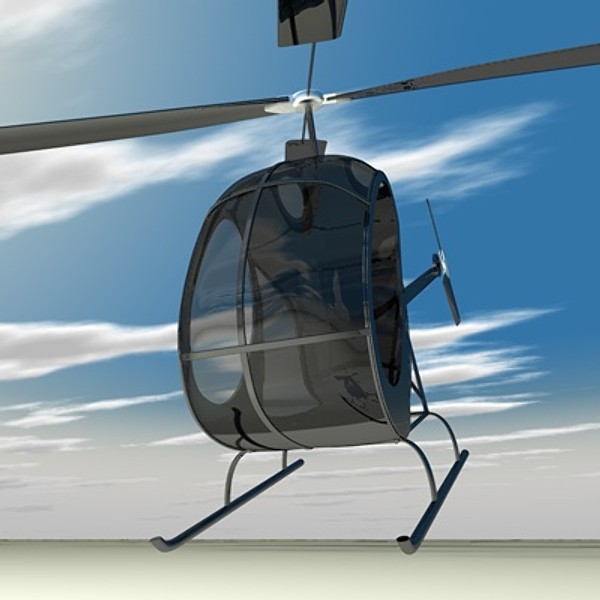 radio controlled helicopter c4d - Radio Controlled Helicopter by desigm