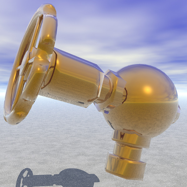 valve water 3d dxf - Water valve by vitaloverdose