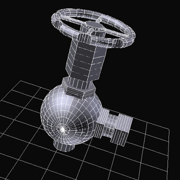 valve water 3d dxf - Water valve by vitaloverdose