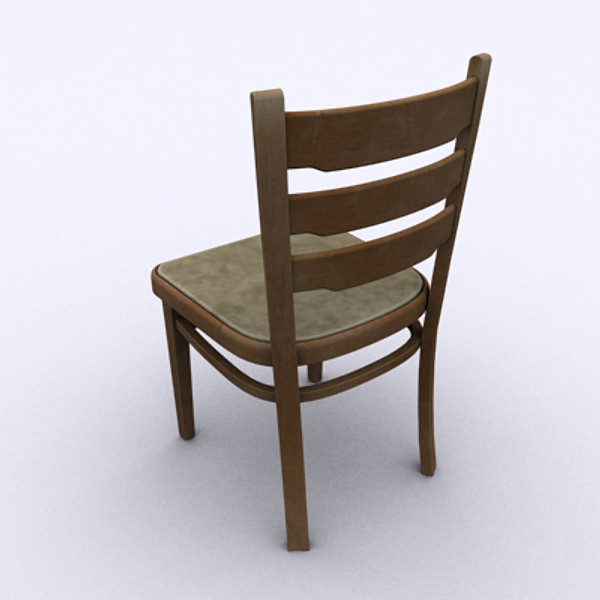 maya wooden chair - Wooden Chair by PixelKiwi