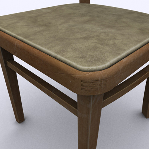 maya wooden chair - Wooden Chair by PixelKiwi