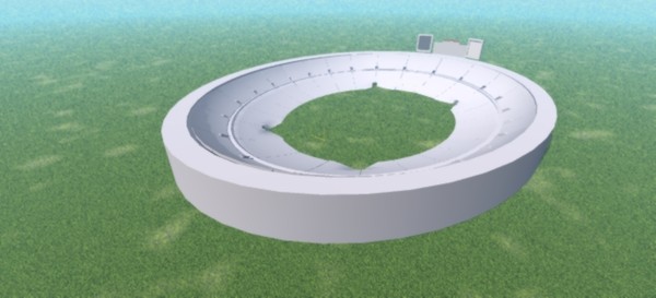 stadium field 3d 3ds - Stadium by Icer86
