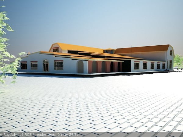 small motel c4d - Motel by studiorender