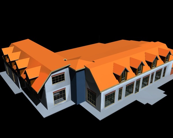 small motel c4d - Motel by studiorender