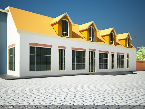 small motel c4d - Motel by studiorender
