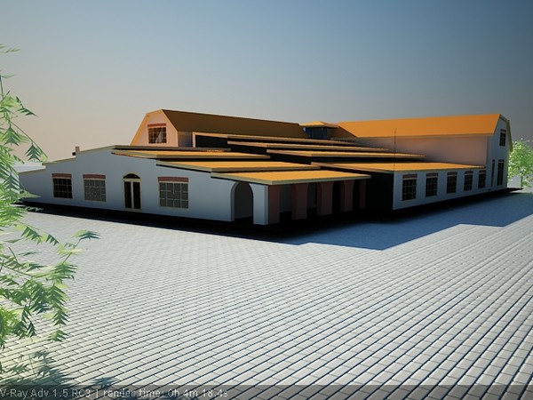 small motel c4d - Motel by studiorender