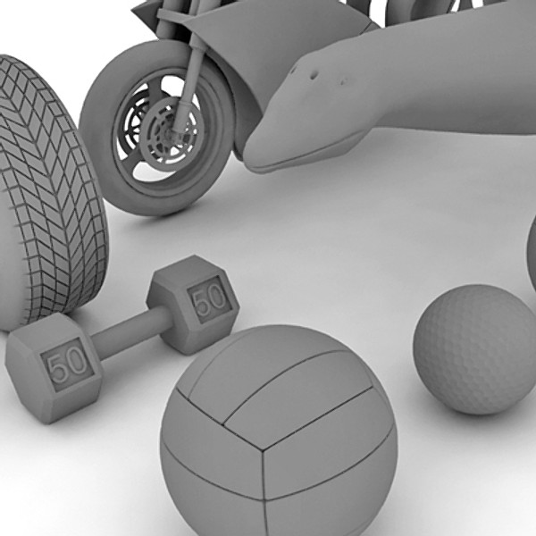 3d ma dinosaur motorcycle ships - 3D Model Mix by Analog_Kid