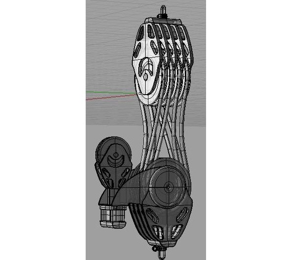 harken sail equipment 3d model - Harken Sail Equipment Quad System by Imagetek3D