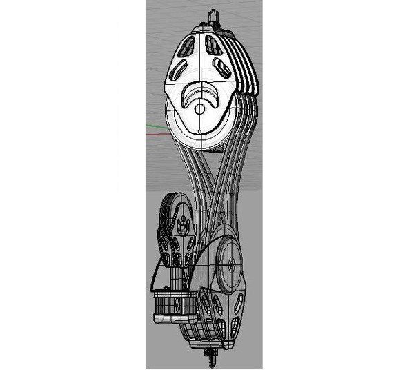harken sail equipment 3d model - Harken Sail Equipment Quad System by Imagetek3D