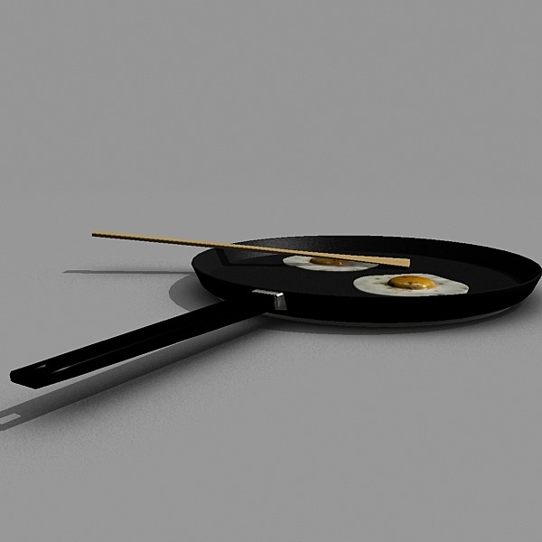 frying pan 3d max - frying.zip by krysto