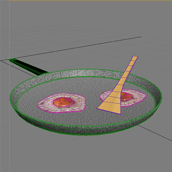 frying pan 3d max - frying.zip by krysto